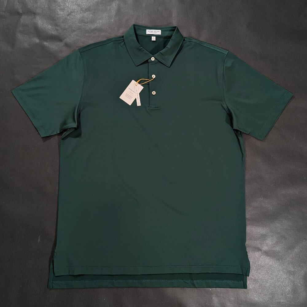 Peter Millar Oleander Solid Performance Jersey Po… - image 2